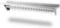 12" x 60" NSF Stainless Steel Wall Shelf, Heavy Duty Pot Pan Rack with Hooks, Commercial Kitchen by Zedfire