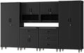 6-Piece Garage Storage Cabinets System Heavy Duty Workshop Set by FLIXELIO