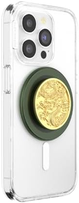 PopSockets Phone Grip for MagSafe, Magnetic Holder- Enamel Dragon - Image 2