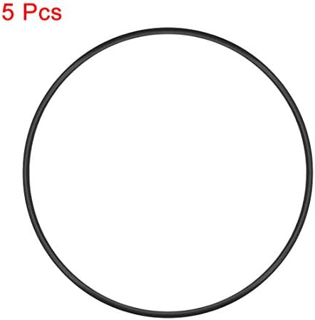 uxcell Nitrile Rubber O-Rings 120mm OD 113.8mm ID 3.1mm Width, Metric Sealing Gasket, Pack of 5 - Image 2