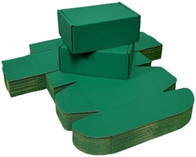 50 Pack 6x4x1.6 in Hunter Green Shipping Boxes - Image 4