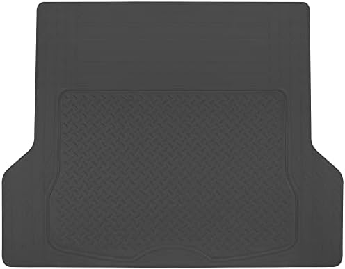 Heavy Duty Cargo Liner Floor Mat-All Weather Trunk Protection, Trimmable to Fit & Durable HD Rubber Protection for Car SUV Sedan Auto by BDK