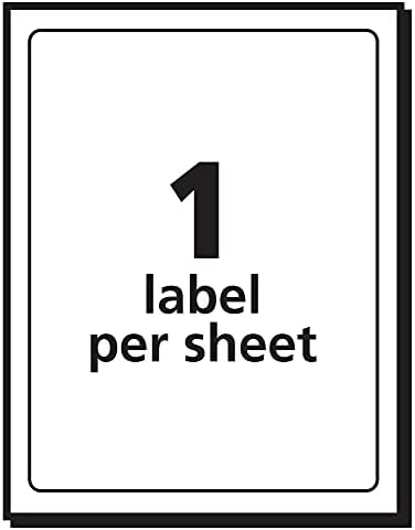 Avery 5450 Removable Print or Write Labels, 3 x 5 - White (Pack of 40) - Image 4
