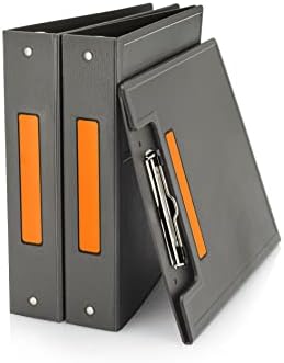 Carstens Adhesive Sticker Labels, 5 3/8” x 1”, Binder Labels for 1” Ring Binder Spines, Orange, Roll of 200 - Image 5