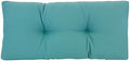 Klear Vu The Gripper Non-Slip Tufted Bench Cushion for Indoor Furniture, Assembled in USA, Entryway Storage, Bay Window, Corner Nook or Piano Seat, 30 Inches, Solid Teal by KlearVUHomeTextiles
