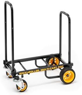 Rock-N-Roller R2G (Micro Ground Glider) 8-in-1 Folding Multi-Cart/Hand Truck/Dolly/Platform Cart/26" to 39" Telescoping Frame/350 lbs. Load Capacity, Black - Image 2