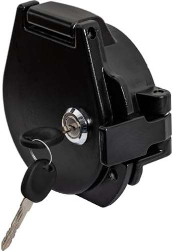 Buyers Products CC410, 4 Inch Locking Conduit Carrier Kit, Black Powder Coat Aluminum, Key Locking Door and End Cap, Drill-Free Mount, Fits 4" PVC, Adjustable Length Carrier for Trailers, Ladder Racks - Image 5
