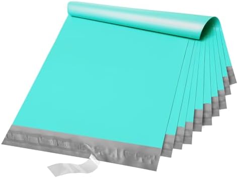 Fuxury Poly Mailers 19x24" 50 Pack,Large Shipping Bags for Clothing,Teal by Fuxury