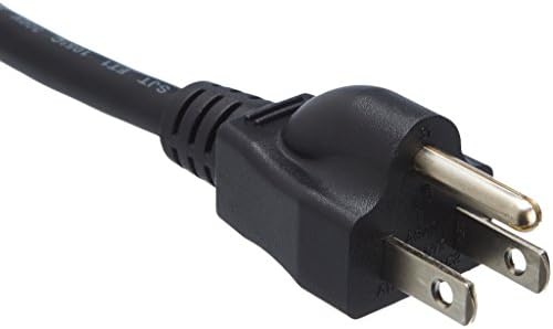 Amazon Basics Computer Monitor TV Replacement Power Cord - 15 ft, Black, 24 Count Total - Image 3