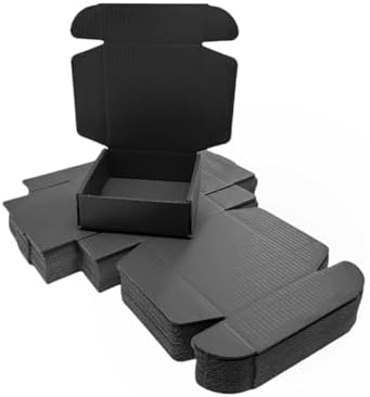 50 Pack 5.5x5.1x2 in Black Shipping Boxes - Image 3