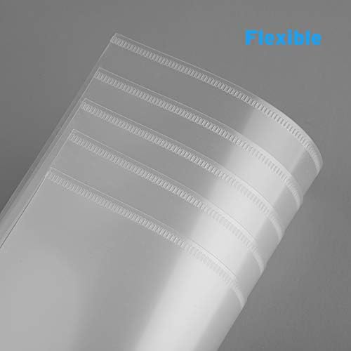 Sooez 25 Pack Clear Document Folder Project Pockets, Plastic File Folders Letter Size, Clear Sleeves for Paper Protector 8.5 x 11, Presentation Folders Report Covers - Image 7