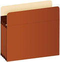 Pendaflex Expanding Accordion File Pockets, Extra Durable, Expands 3.5", Letter Size, Reinforced with Dupont Tyvek Material, 10/Box (15421), Brown by TOPSProducts