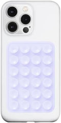 LvShuLiangPin Anteel Silicone Suction Phone Case Mount, Silicon Adhesive Phone Accessory for Smartphones, Hands-Free Mirror Shower Phone Holder for Selfies, Tiktok Videos (Purple Glitter) by LvShuLiangPin