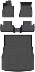 AIPOIL® Floor Mats & Cargo Liner Set for 2024 2025 2026 BMW i5 All Weather Protection TPE Anti-Slip Automotive Full Set Custom Car Mats Accessories - Black by AIPOIL