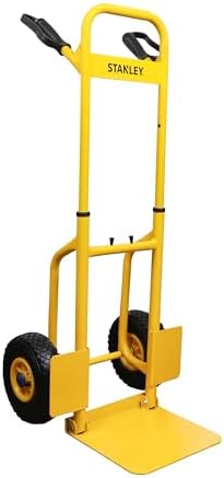 Stanley Steel Folding Hand Truck-120KG, Yellow, SXWTD-FT520 - Image 3