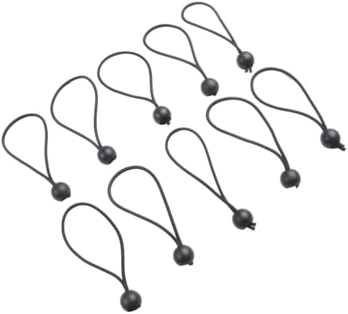 Elastic Tarp Tie Down Ropes with Ball Tensioners for Secure Tent Setup - Image 4