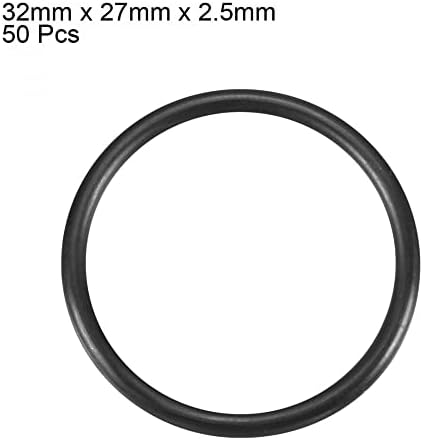 uxcell Nitrile Rubber O-Rings 32mm OD 27mm ID 2.5mm W Metric Sealing Gasket - Image 2
