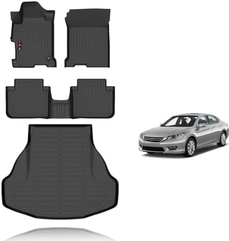 KELCSEECS Floor Mats for Honda Accord Sedan 2013-2017 (Only Fuel) by KELCSEECS