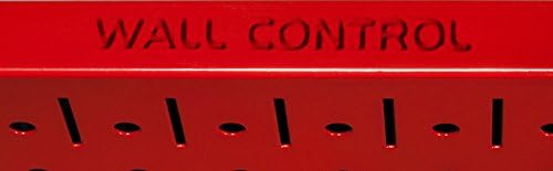 Wall Control Power Tool Storage Organizer Kit Cordless Drill Holder Charging Station Rack 16” x 32” Metal Pegboard Organization System (Red Pegboard) - Image 7