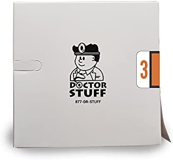 Doctor Stuff - File Folder Labels, Number 3, Tab Products 1282 Match - A1282 Series Chart Stickers, Dark Orange, 1" x 1-1/4", #3, 500/Roll - Image 4