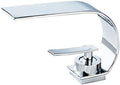 becola Chrome Bathroom Sink Faucet, Low Arc Modern Bathroom Faucet, Brass Single Hole Vanity Sink Faucet, Touch On Single Handle Basin Faucet Tap with 3/8” Hot and Cold Water Supply - Chrome by BECOLA