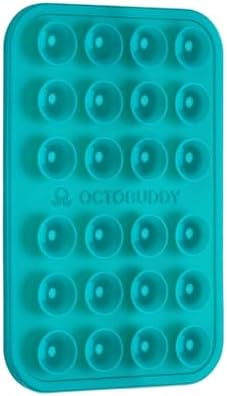 OCTOBUDDY Classic - Silicone Suction Phone Case Adhesive Mount, Turquoise by OCTOBUDDY