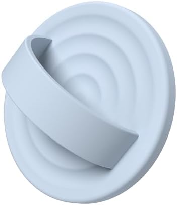 Magnetic Phone Grip for MagSafe, Silicone Ring Grip, Baby Blue by COFFKER