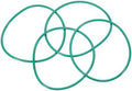 4pcs Fluorine Rubber O-Rings 78mm OD 73mm ID 2.5mm Width by Unknown