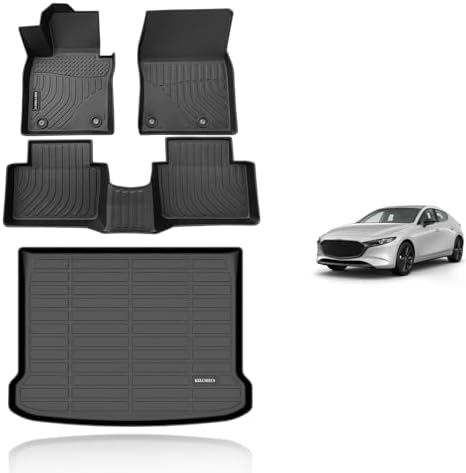 KELCSEECS Floor Mats for Mazda 3 2019-2026 (Only Fits Hatchback Models) by KELCSEECS