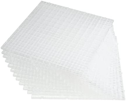 ALEGI 12 Pcs Aquarium Fish Tank Divider Plastic Egg Crate, L by ALEGIAquarium