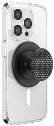 PopSockets Phone Grip for MagSafe, Magnetic Holder- Knurled Black by PopSockets