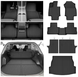 Cartist Floor Mats for Toyota RAV4 (Include Hybrid) 2019-2024 2025, All Weather Cargo Liner for RAV4 Accessories, Heavy Duty Car Mats for RAV4 LE/XLE/Limited/TRD/Adventure, Car Accessories by cartist