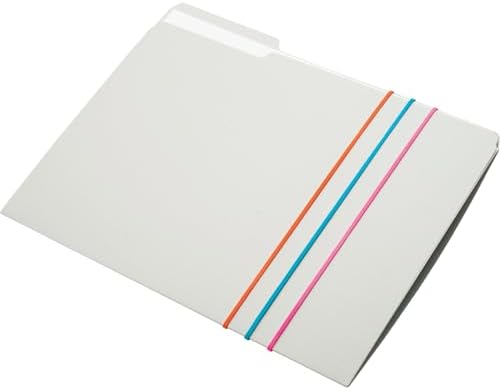 Alliance Rubber 07755 Non-Latex Brites File Bands, Colored Elastic Bands (7" x 1/8", Assorted Colors), 24 Pack - Image 3
