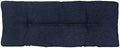 Klear Vu The Gripper Non-Slip Tufted Bench Cushion for Indoor Furniture, Assembled in USA, Entryway Storage, Bay Window, Corner Nook or Piano Seat, 35 Inches, Solid Indigo by KlearVUHomeTextiles
