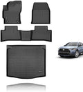 KELCSEECS Floor Mats & Cargo Liner for 2026 2025 2024 2023 2022 Toyota Corolla Cross(Fit Hybrid & Gas) FWD All Weather Car Mats Cargo Mat Trunk Mat Corolla Cross Floor Mats Trunk Liner Accessories by KELCSEECS