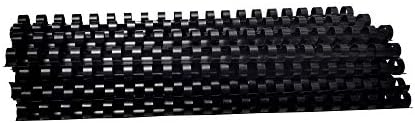 Rayson CR12BK-10305641 Plastic Binding Combs 90-Sheets Capacity, 1/2" Black Comb Binding Spines, 19-Ring, Max. Binding Letter Size Paper (8.5"×11") Box of 100 - Image 5