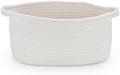 Happyiren Medium Woven Cotton Rope Basket, Empty DIY Gift Basket for Burr by Unknown