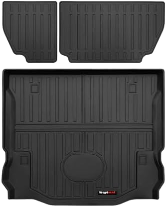 Custom Fit Cargo Liner and Backrest Mat for 2007-2018 Jeep Wrangler JK 4 Door Accessories All Weather TPE Rubber Protection Mat - Image 3