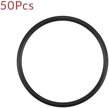 Nitrile Rubber O-Rings 30.1mm OD 26.5mm ID 1.8mm Width, Metric Sealing Gasket for Plumbing, Gas, Automotive and Faucet Repair, Pack of 50 - Image 2