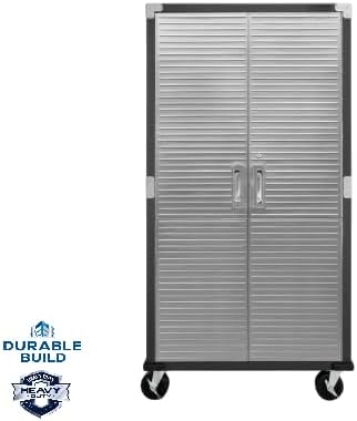 Heavy-Duty Commercial Storage Cabinet (Satin Graphite Black, 36" W x 18" D x 72" H) - Image 3