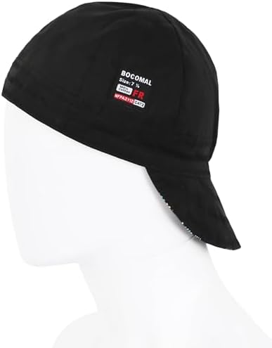 BOCOMAL FR Welding Cap Paisley Printed CAT2 Midweight 6 Pannel Welder Caps - Image 5