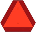 T&R Metal Slow Moving Vehicle Sign, Safety Triangle Sign - 14 x16 Inches - Reflective, UV Protected, Waterproof, Weatherproof and Fade Resistant Up to 7 Years Outdoor for Golf Cart Tractor UTV by TR
