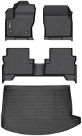 GINOWY- Floor Mats & Cargo Liner for Ford Escape 2013-2019丨TPE All Weather Car Floor Mats for Ford Escape | Custom Fit Rubber Liners Escape Accessories Trunk Mat Trunk Liner Cargo Mat by GINOWY