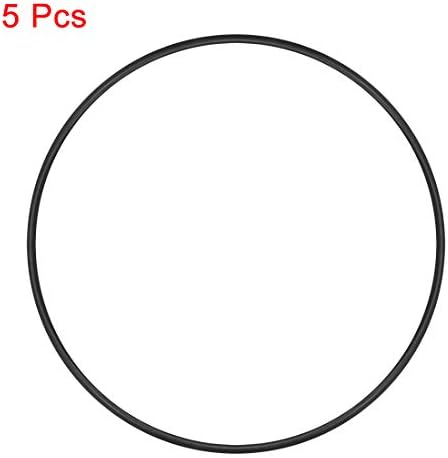 uxcell Nitrile Rubber O-Rings 145mm OD 138.8mm ID 3.1mm Width, Metric Sealing Gasket, Pack of 5 - Image 2