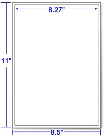 LabelMore 100 Sheets, Printable Sticker Paper, 8.5" x 11" Sticker Printer Paper Sheet for Laser & Inkjet Printers - Image 3