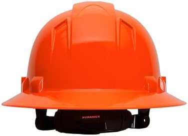 Pyramex Ridgeline Full Brim Hard Hat 4 Point Ratchet Vented - Image 4