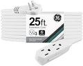 GE 3-Outlet Flat Extension Cord 25 Ft Grounded Extension Cord by Unknown