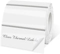 1" x 2" Transparent Thermal Label Stickers,Waterproof Thermal Printer Sticker Labels for Gift Wrapping, Self-Adhesive Name Price Tag DIY Custom Logo Design (500 pcs,Clear) by Yeachlaing