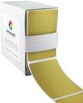 ChromaLabel 2 x 3 Inch Gold Rectangle Labels, Writable, 250/Box by ChromaLabel