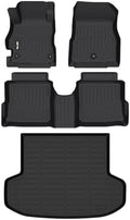 AIPOIL® Floor Mats & Cargo Liner Set for 2020-2024 2025 2026 Nissan Versa All Weather Protection TPE Anti-Slip Automotive Full Set Custom Car Mats Accessories - Black by AIPOIL